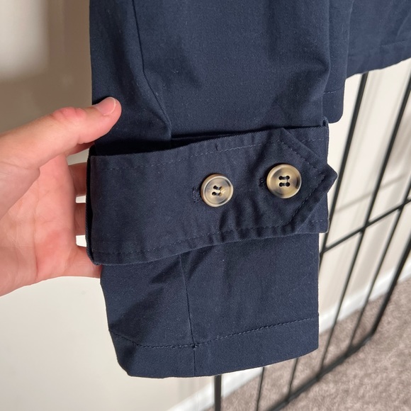 Bagatelle Midnight Blue Trench Coat - Picture 5 of 10